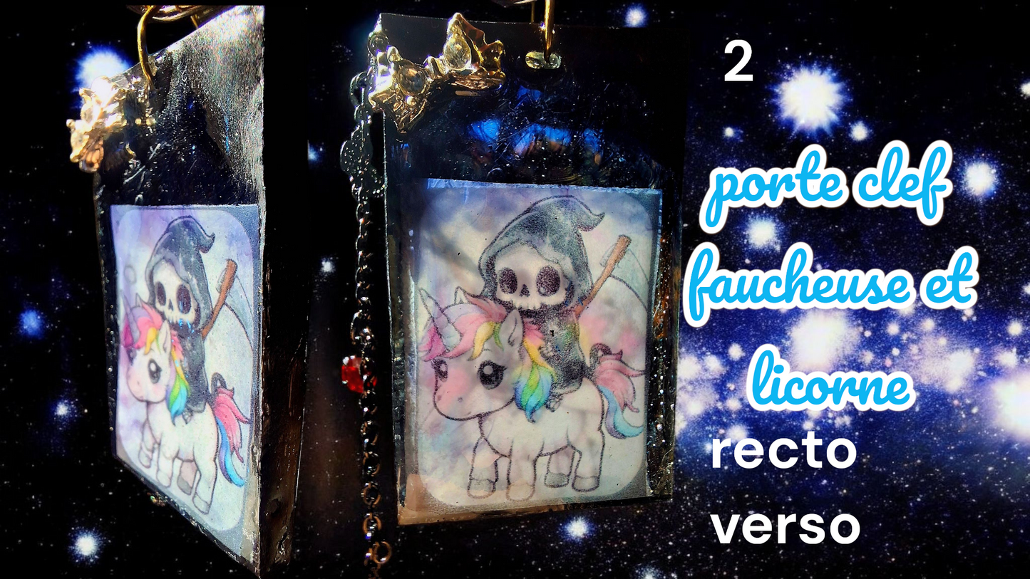 porte-clef faucheuse
