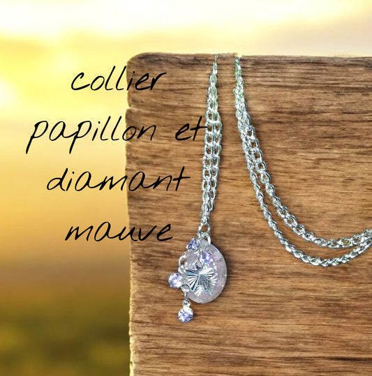 collier papillon