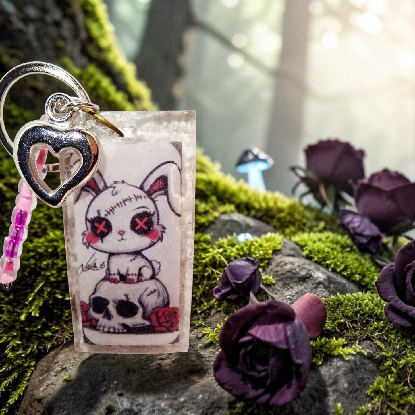 porte-clef bunny gothique
