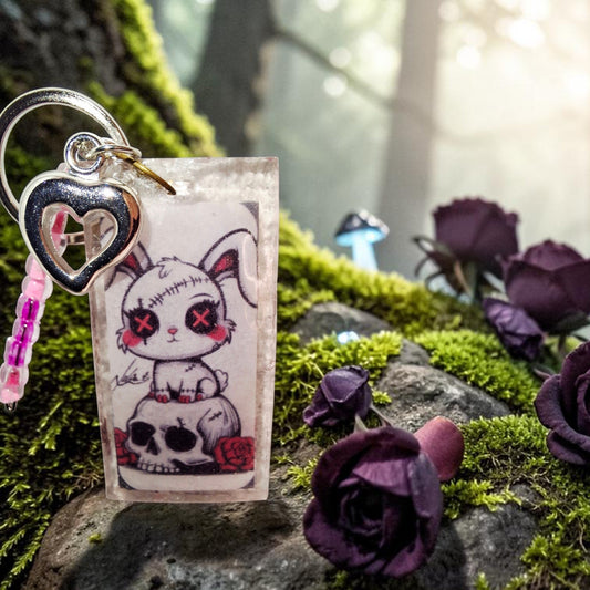 porte-clef bunny gothique