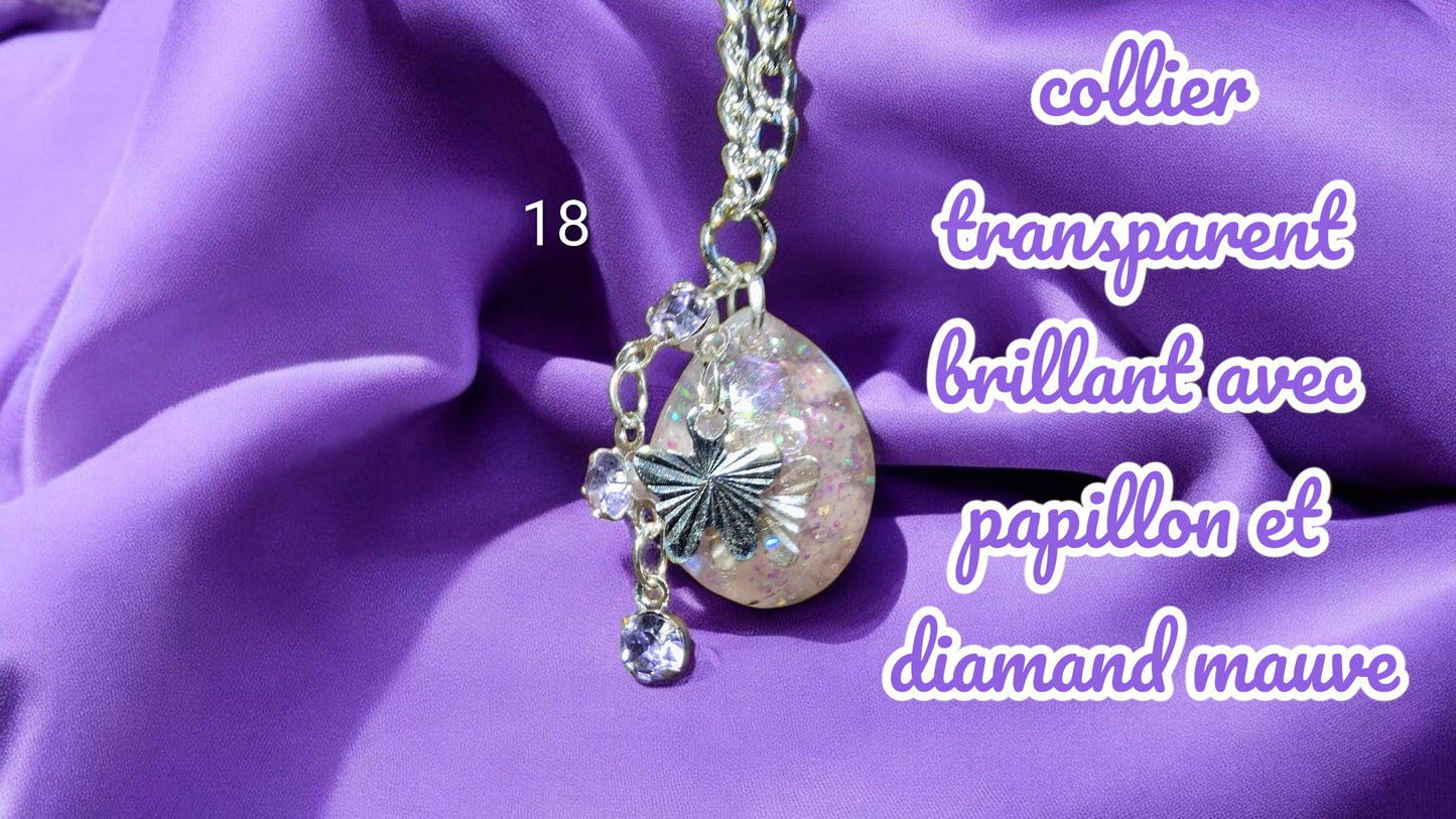 collier papillon